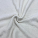 Laundered Heavy Cotton French Terry Natural Knit | 420 GSM Heavy Sweatshirt Fabric By The Yard