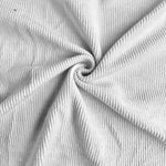 Brown ribbed knit fabric