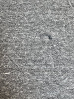 Dark gray nep jersey knit fabric detail