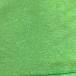 Green nep jersey knit fabric detail