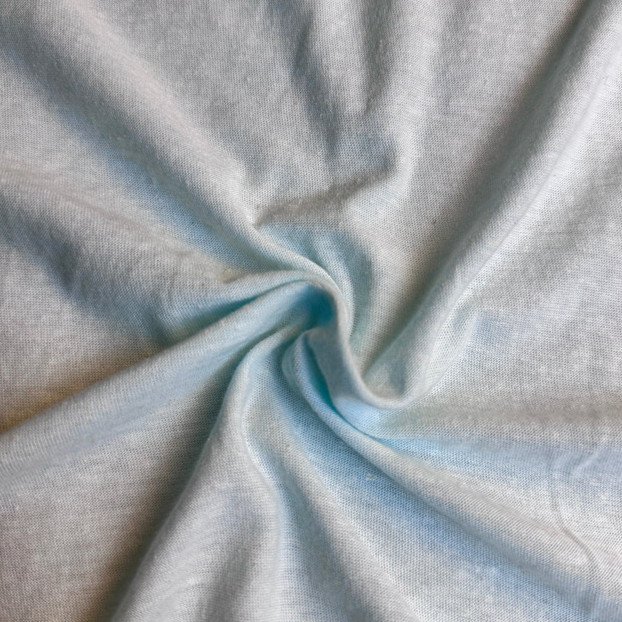Natural nep jersey knit fabric