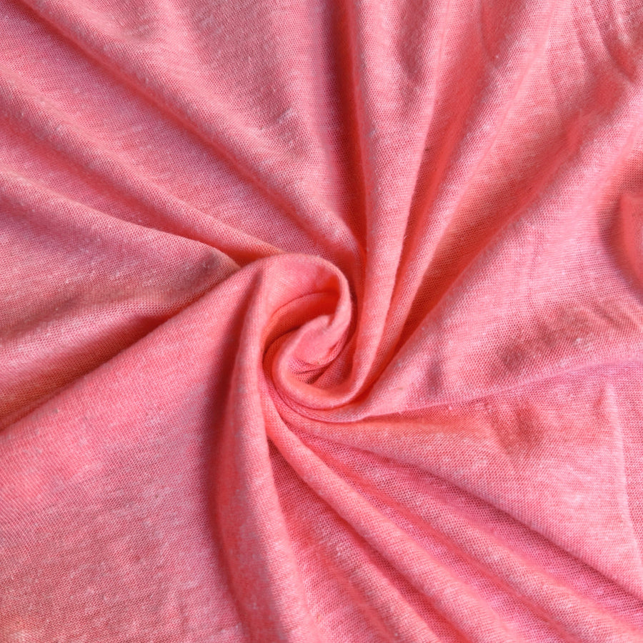 Papaya nep jersey knit fabric