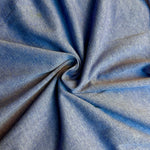 Indigo nep jersey knit fabric