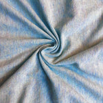 Light blue nep jersey knit fabric