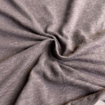 Charcoal nep jersey knit fabric