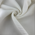 Super Heavyweight Cotton Tencel Premium Waffle Thermal Fabric - 675 GSM, 33 oz, By The Yard