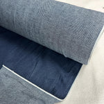 Selvedge Japanese Simple Dark Blue Denim | Woven Fabric by the Yard | 340 GSM/11 oz Denim | Textured Denim for Jeans, Jackets & Shirts