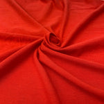 Cotton Red Orange Jersey Knit 100% Fabric By the Yard 58″