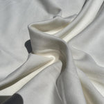 Tencel Lyocell Heavy Bull Denim Off - White – 11 oz Eco-Friendly Woven Fabric by the Yard | Soft, Durable, Sustainable
