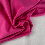 Magenta Cotton Jersey Spandex 10 oz Medium Weight Eco-Friendly Sustainable Fabric By the Yard