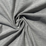 100% Cotton Jersey Heather Gray Knit Medium-Heavy Weight Eco-Friendly Fabric By The Yard 60″