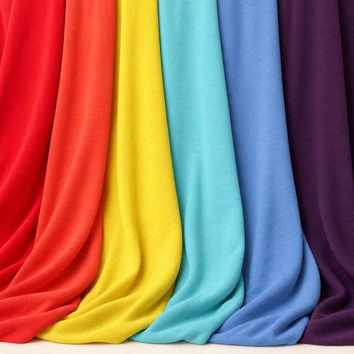 Bamboo Spandex Jersey Knit 60" | Eco-Friendly 4-Way Stretch | By The Yard — styled fabric photograph