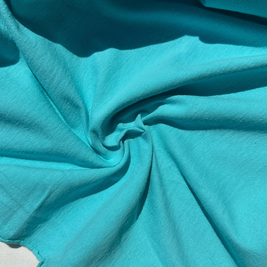 Aqua Blue Cotton Jersey, 13 oz