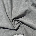 100% Cotton Jersey Heather Gray Knit Medium-Heavy Weight Eco-Friendly Fabric By The Yard 60″