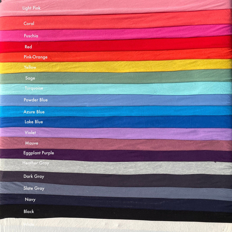 Bamboo Spandex Jersey Knit 60" | Eco-Friendly 4-Way Stretch | By The Yard