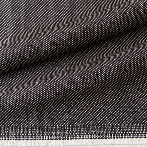 Cotton Denim Fabric, Brown, 400 GSM Mid Weight Denim, Premium Apparel Fabric, Sold by the Yard — styled fabric photograph