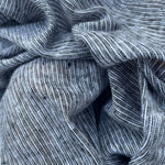 Striped Linen Jersey Knit 60″ Eco-Friendly Fabric By The Yard