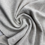 Heavy Cotton French Terry Oatmeal Gray Knit | 450 GSM/22 Oz Heavy Sweatshirt Fabric By The Yard | Matching Jersey & Rib Sold Separately