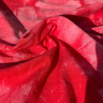 Bamboo Apple Red Cloud Tie Dye | Spandex Jersey Knit | Eco-Friendly | By The Yard