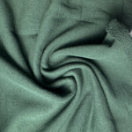 Heavy Cotton French Terry Hunter Green Knit With Matching Jersey and Rib | 450 GSM/22 Oz French Terry Heavy Sweatshirt Fabric By The Yard