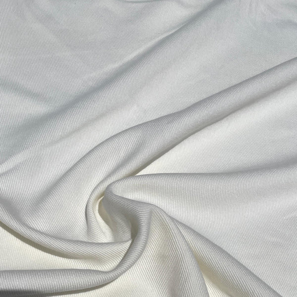 Tencel Lyocell Heavy Bull Denim Off - White – 11 oz Eco-Friendly Woven Fabric by the Yard | Soft, Durable, Sustainable