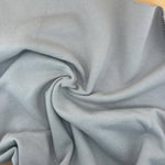 Organic Gray Cotton Fleece Medium Weight | 350 GSM/ 12 OZ Knit Sweatshirt Fabric By The Yard