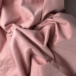 Light Pink Cotton Jersey Spandex 10 oz Medium Weight Eco-Friendly Sustainable Fabric By the Yard