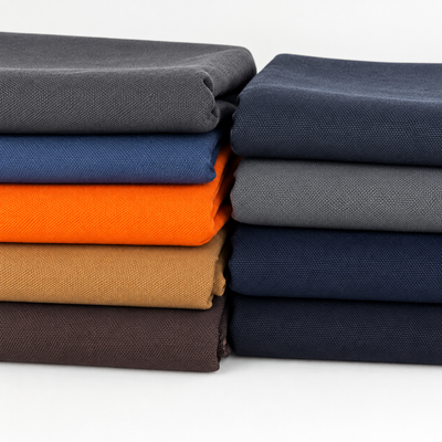 13 Oz 100% Duck Canvas Cotton HeavyWeight Apparel Fabric By The Yard — styled photograph based on the original fabric images