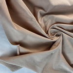 Cream Cotton Jersey Spandex 10 oz Medium Weight Eco-Friendly Sustainable Fabric By the Yard