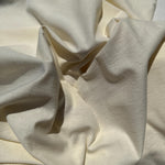 100% Cotton Jersey Cream Knit Medium-Heavy Weight Eco-Friendly Fabric By The Yard 60″