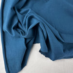 CornFlower Blue Cotton Jersey Spandex 10 oz Medium Weight Eco-Friendly Sustainable Fabric By the Yard