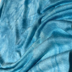Bamboo Sky Blue & White Tie Dye | Spandex Jersey Knit | Eco-Friendly | By The Yard