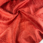 Heavy Italian Linen Red Wood Jacquard Pattern Design 16 oz Upholstery/Apparel Fabric By The Yard 60″