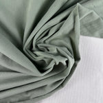 Sage Green Cotton Jersey Spandex 10 oz Medium Weight Eco-Friendly Sustainable Fabric By the Yard