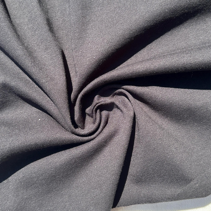Charcoal Gray Cotton Jersey, 13 oz