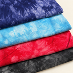 60" Bamboo 4-Way Stretch with Spandex 5 OZ Tie Dye Jersey Knit Fabric — styled fabric photograph