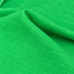 Green Lithuanian linen cotton 5 oz woven fabric — styled from original listing photograph