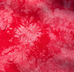 Red Tie Dye Bamboo Spandex Jersey Knit Fabric - 60" Wide