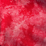 Red Tie Dye Bamboo Spandex Jersey Knit Fabric - 60" Wide