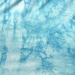 Sky Blue Tie Dye Bamboo Spandex Jersey Knit Fabric, 60" Wide
