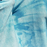 Tie Dyed Bamboo Spandex Knit Fabric - Sky Blue Cloud, 60" Wide