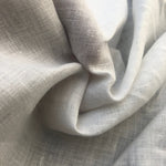 60" 100% Linen 4 OZ Handkerchief White Woven Fabric By the Yard