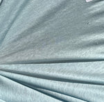 100% Linen Jersey Knit 8 Oz Sheer Knit Fabric By the Yard
