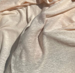 100% Linen Jersey Knit 8 Oz Sheer Knit Fabric By the Yard