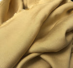 Banana Yellow Tencel Gabardine Fabric, Eco-Friendly Twill By The Yard