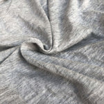 60" Modal & Cotton Solid Heather Gray Jersey Knit Fabric By the Yard