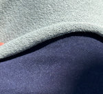 100% Cotton French Terry Solid Dark Indigo Heavy 12 Oz Terry Knit Fabric By the Yard