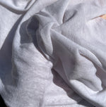 100% Linen Jersey Knit USA Made Sheer Fabric By the Yard