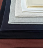 100% Cotton French Terry Knit Fabric, Heavy USA Made Sweater Material