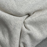 100% Cotton Fleece USA Made Heavy Sweater Knit Fabric, Matching Rib